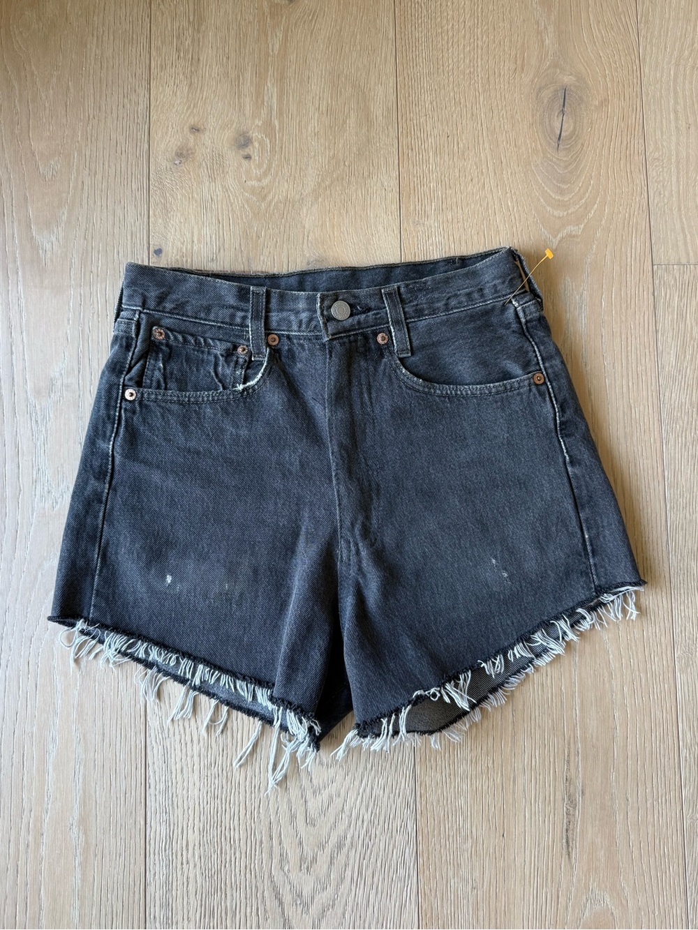 Vintage Levi’s 501 Denim Shorts Black